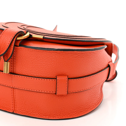 Chloe Calfskin Mini Marcie Round Crossbody Bag Rusted Orange 10 of 11