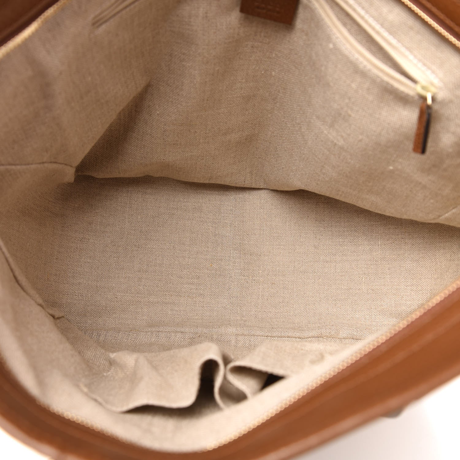 Gucci Monogram Medium Bree Zippered Tote Beige Tabacco 5 of 11