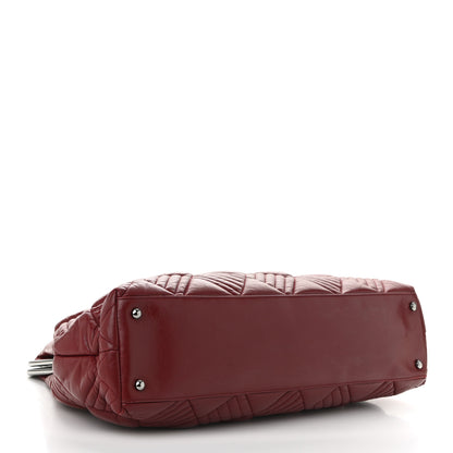 Chanel Lambskin Large In and Out Tote  Red 4 of 11