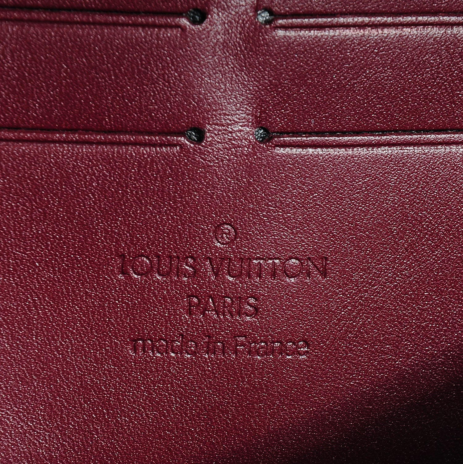 Louis Vuitton Vernis Zippy Wallet Rouge Fauviste 6 of 7