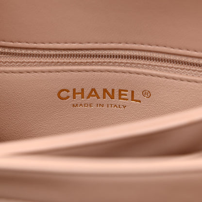 Chanel Lambskin Quilted Small Trendy CC Dual Handle Flap Bag Light Beige 5 of 10
