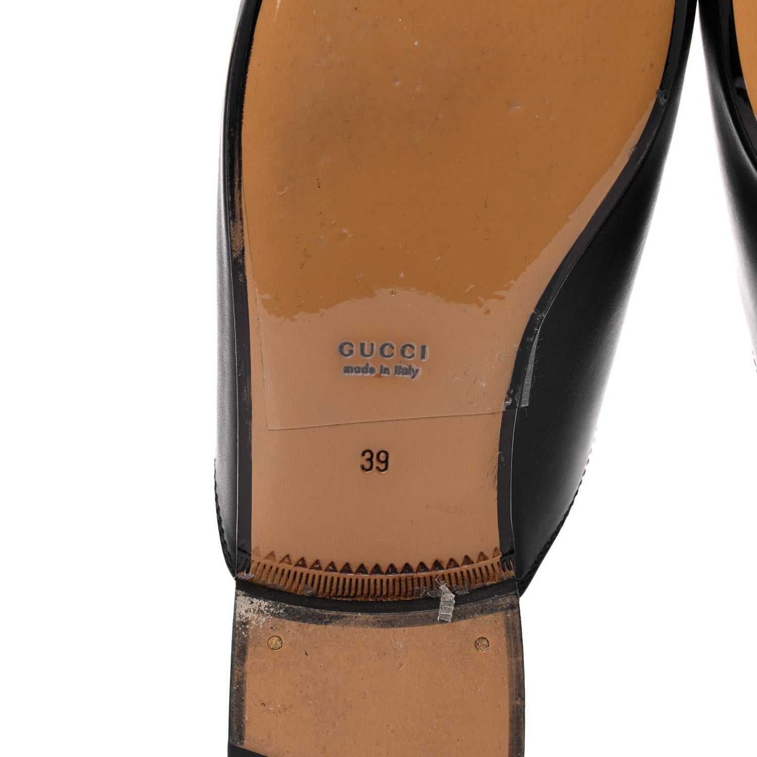 Gucci Calfskin Womens Princetown Slippers 39 Black 6 of 14