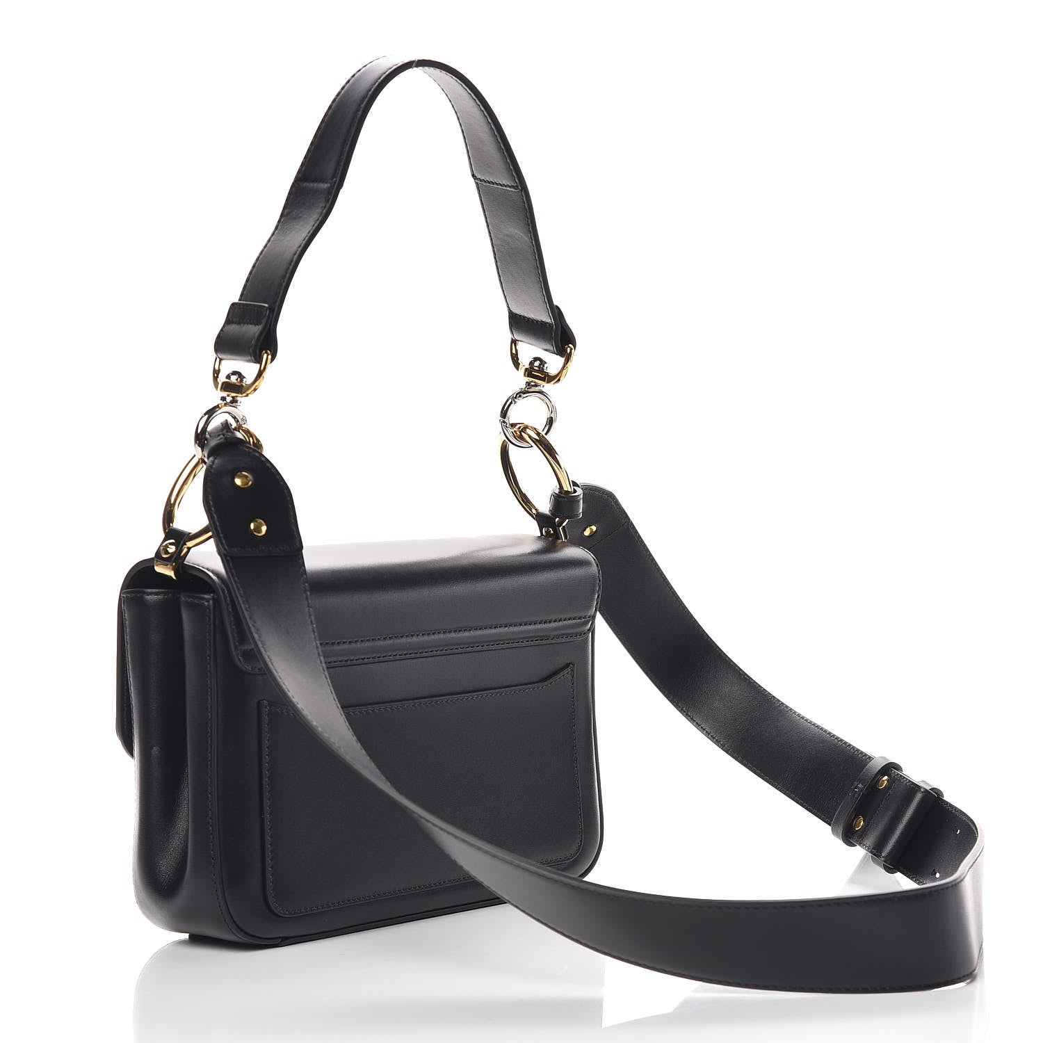 Chloe Calfskin Small C Double Carry Black 4 of 10