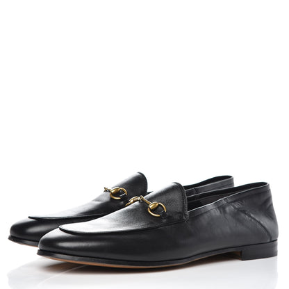 Gucci Lambskin Womens Brixton Horsebit Loafers 41.5 Black 3 of 9