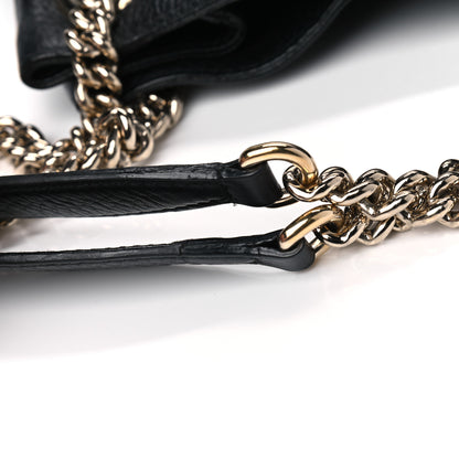 Gucci Pebbled Calfskin Medium Soho Chain Shoulder Bag Black 13 of 13