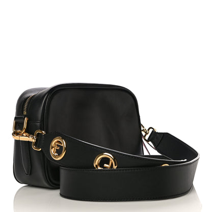 Fendi Vitello Century F is Fendi Bi-Color FF 1974 Embossed Camera Case Maya Black 3 of 11