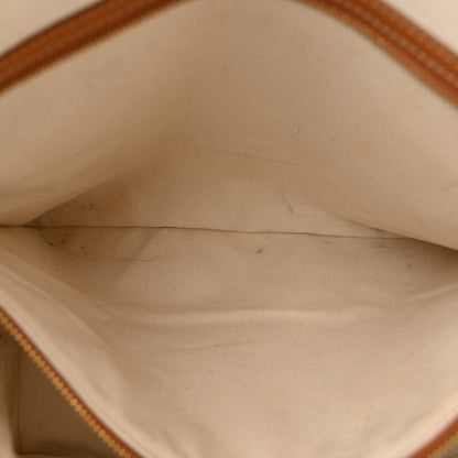 Celine Canvas Calfskin Logo Print Small Horizontal Cabas Natural Tan 6 of 12