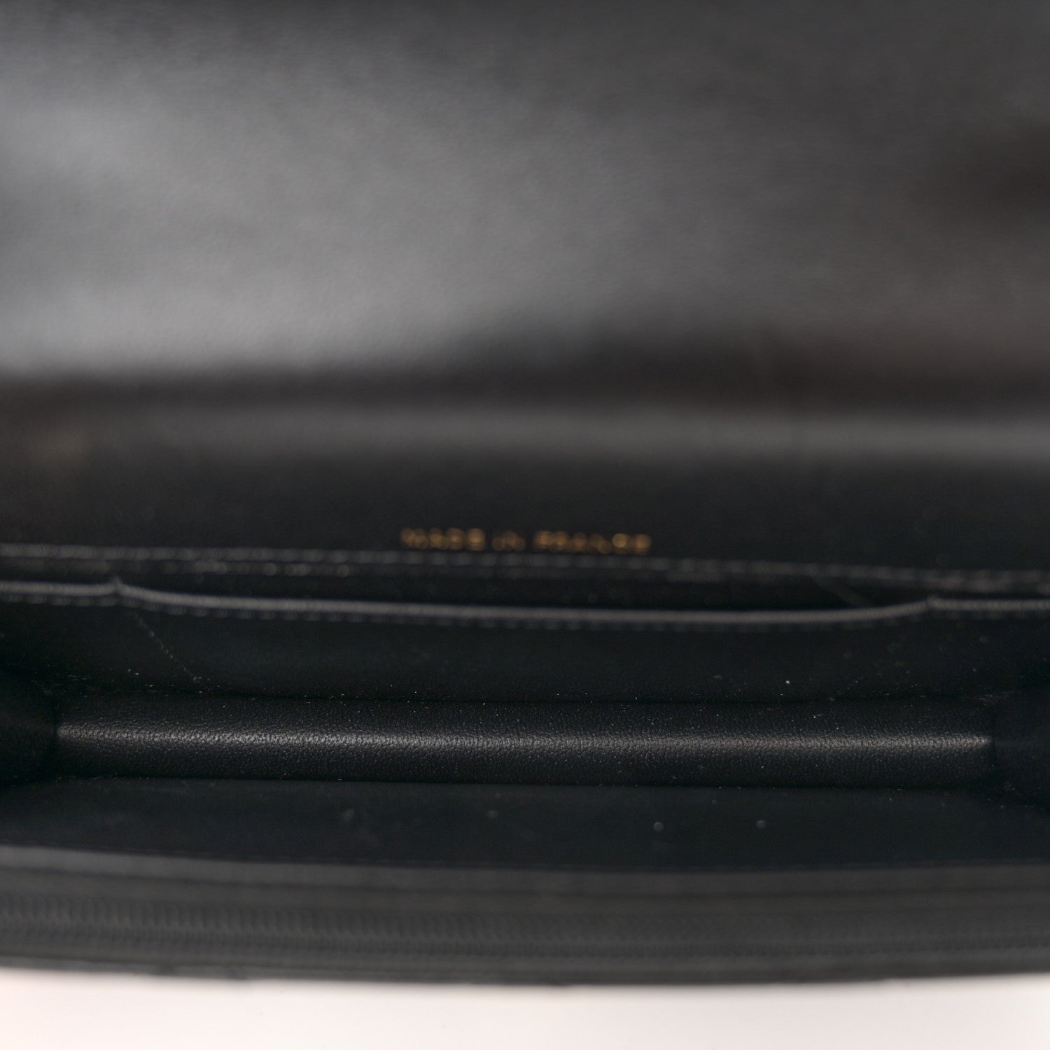 Chanel Lambskin Quilted Flap Phone Holder With Chain Black 5 of 11