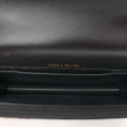 Chanel Lambskin Quilted Flap Phone Holder With Chain Black 5 of 11