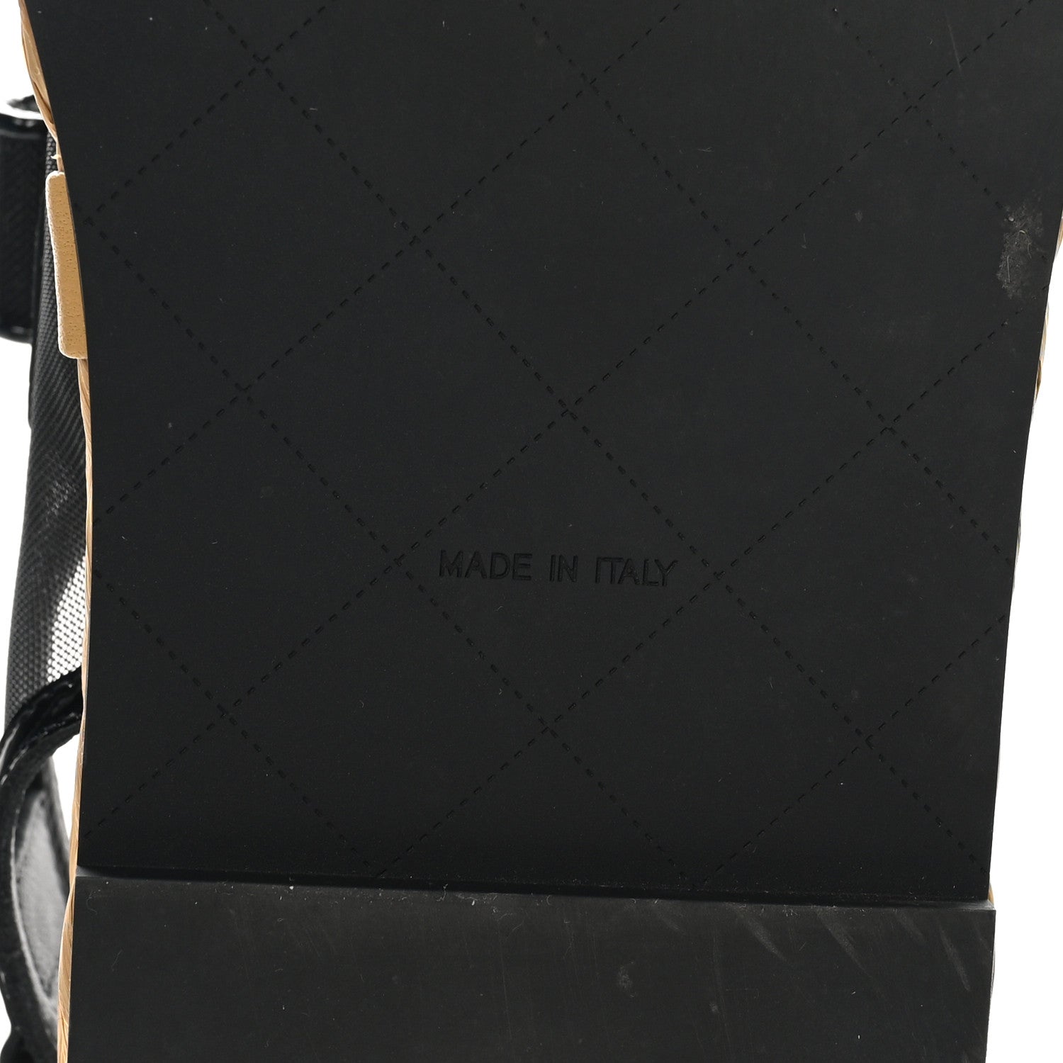 Chanel Mesh Patent Calfskin Velcro Dad Sandals 40 Black 9 of 10