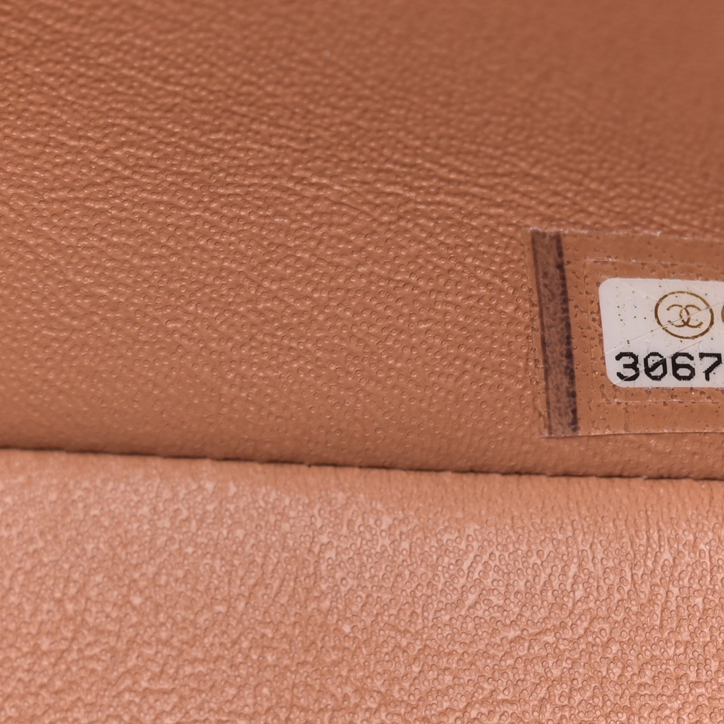 Lambskin Quilted Mini Rectangular Flap Brown