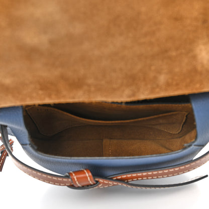 Loewe Grained Calfskin Small Gate Crossbody Bag Varsity Pecan 5 of 9