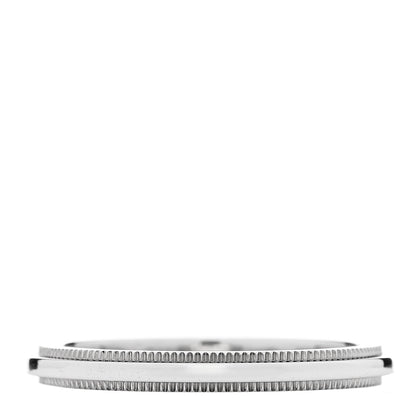 Tiffany Platinum 2mm Milgrain Wedding Band Ring 49 5 3 of 4
