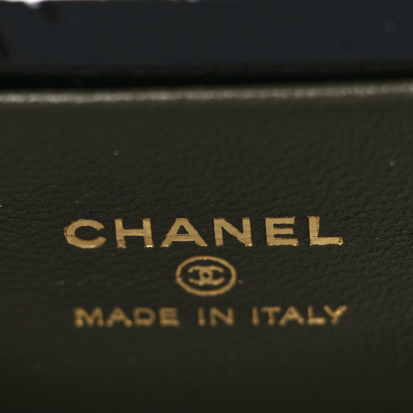 Lambskin Quilted Pick Me Up Vanity Case Khaki