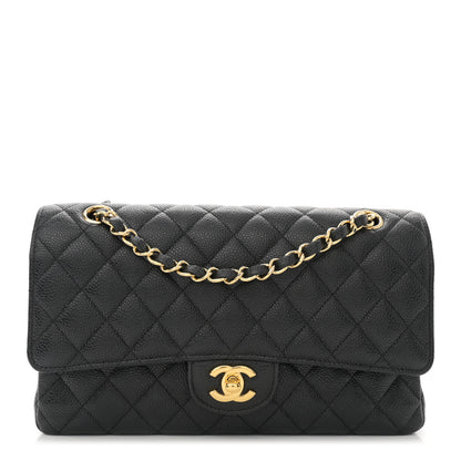 Chanel Caviar Quilted Medium Double Flap Black 1 of 11