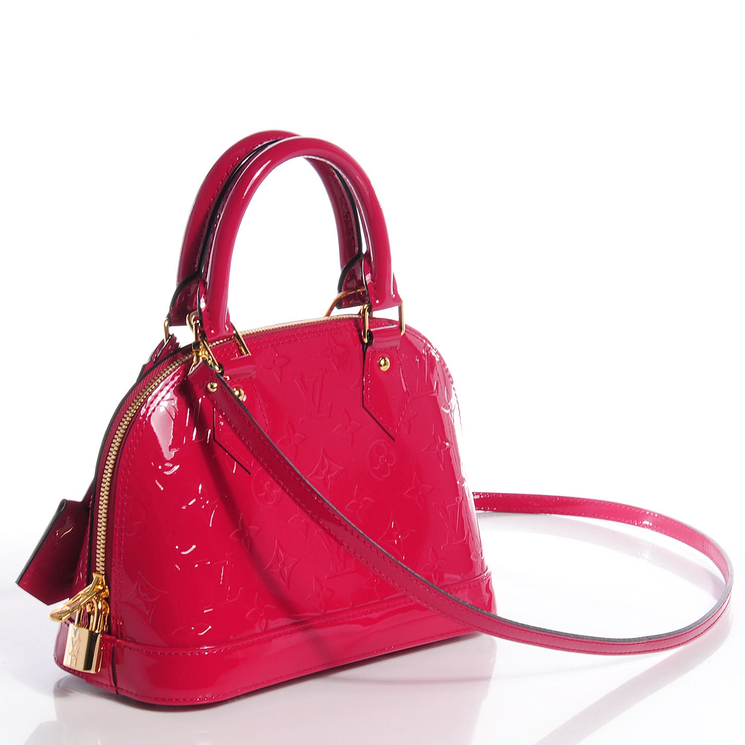 Louis Vuitton Vernis Alma BB Rose Indien 3 of 8