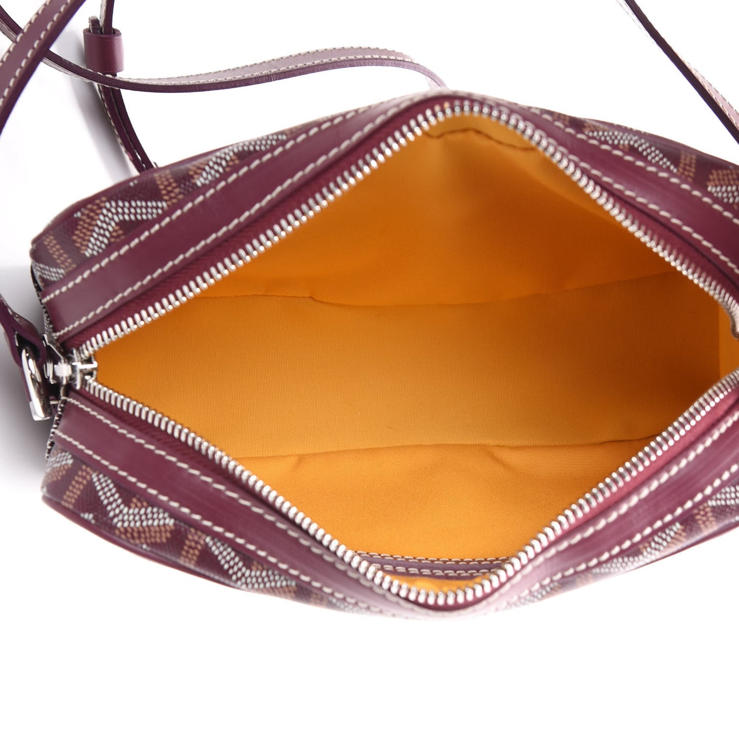 Goyardine Sac Cap Vert Burgundy