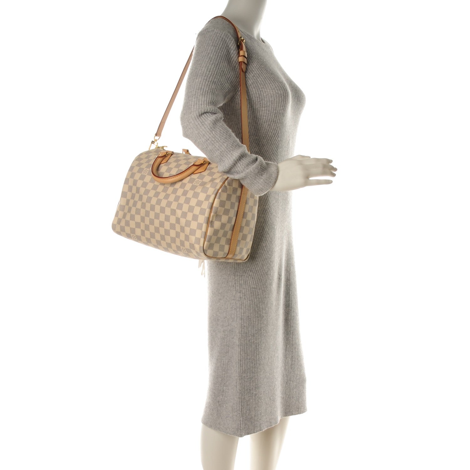 Louis Vuitton Damier Azur Speedy Bandouliere 30 2 of 7