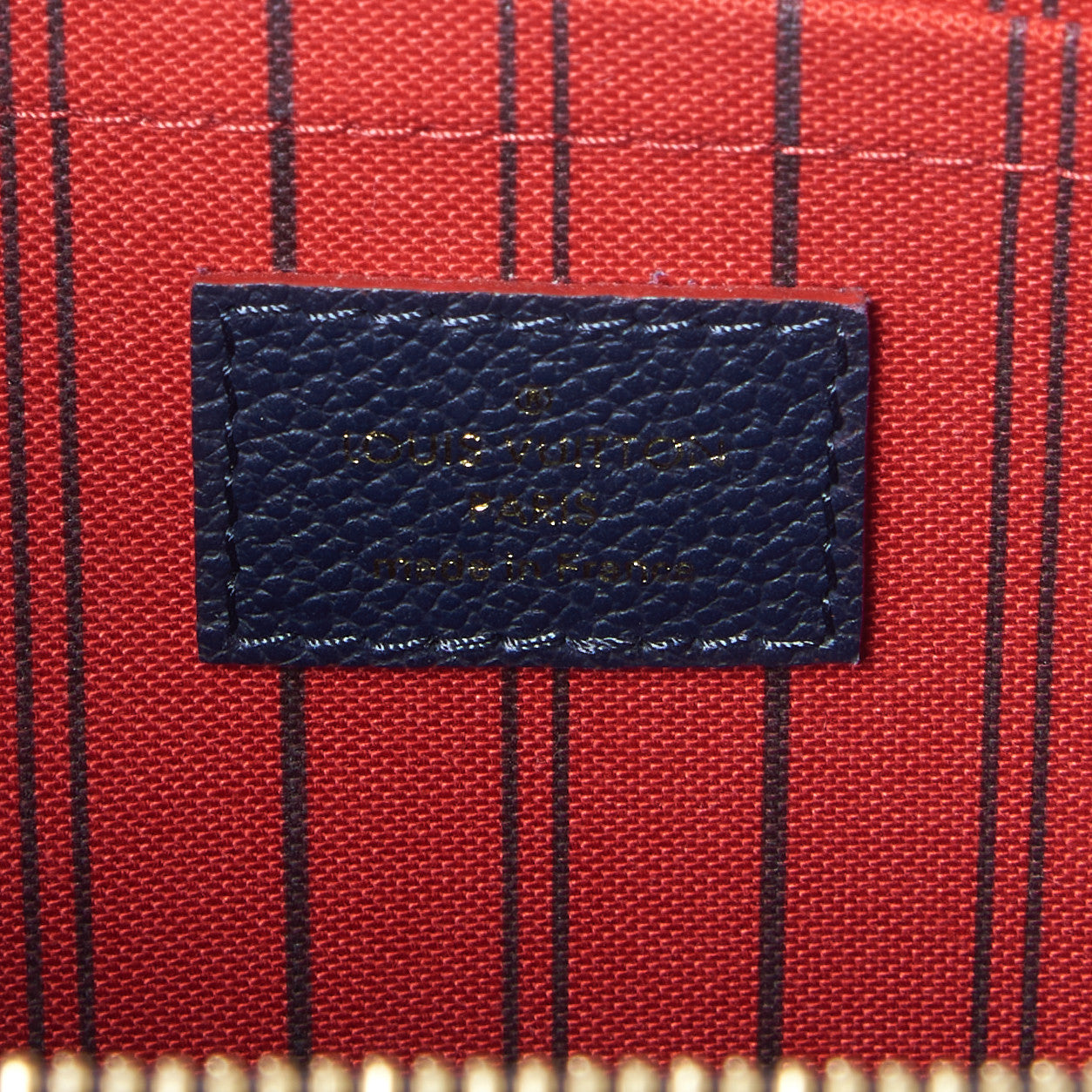 Louis Vuitton Empreinte Montaigne MM Marine Rouge 7 of 7