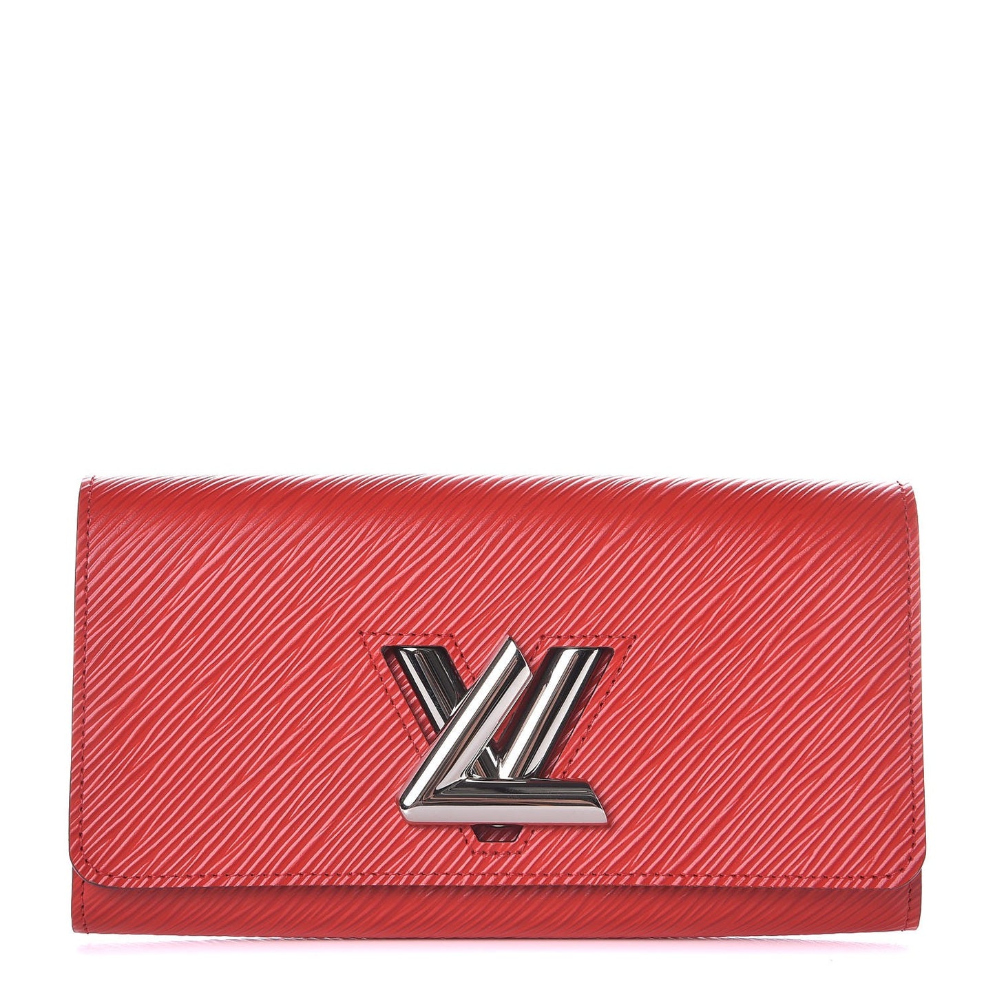 Epi Twist Wallet Coquelicot