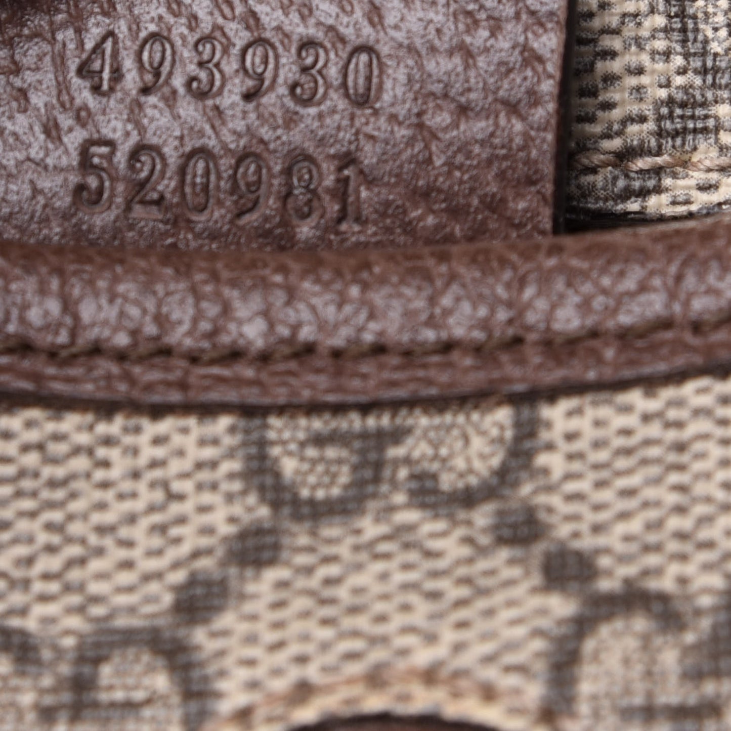 GG Supreme Monogram Neo Vintage Web Belt Bag Brown
