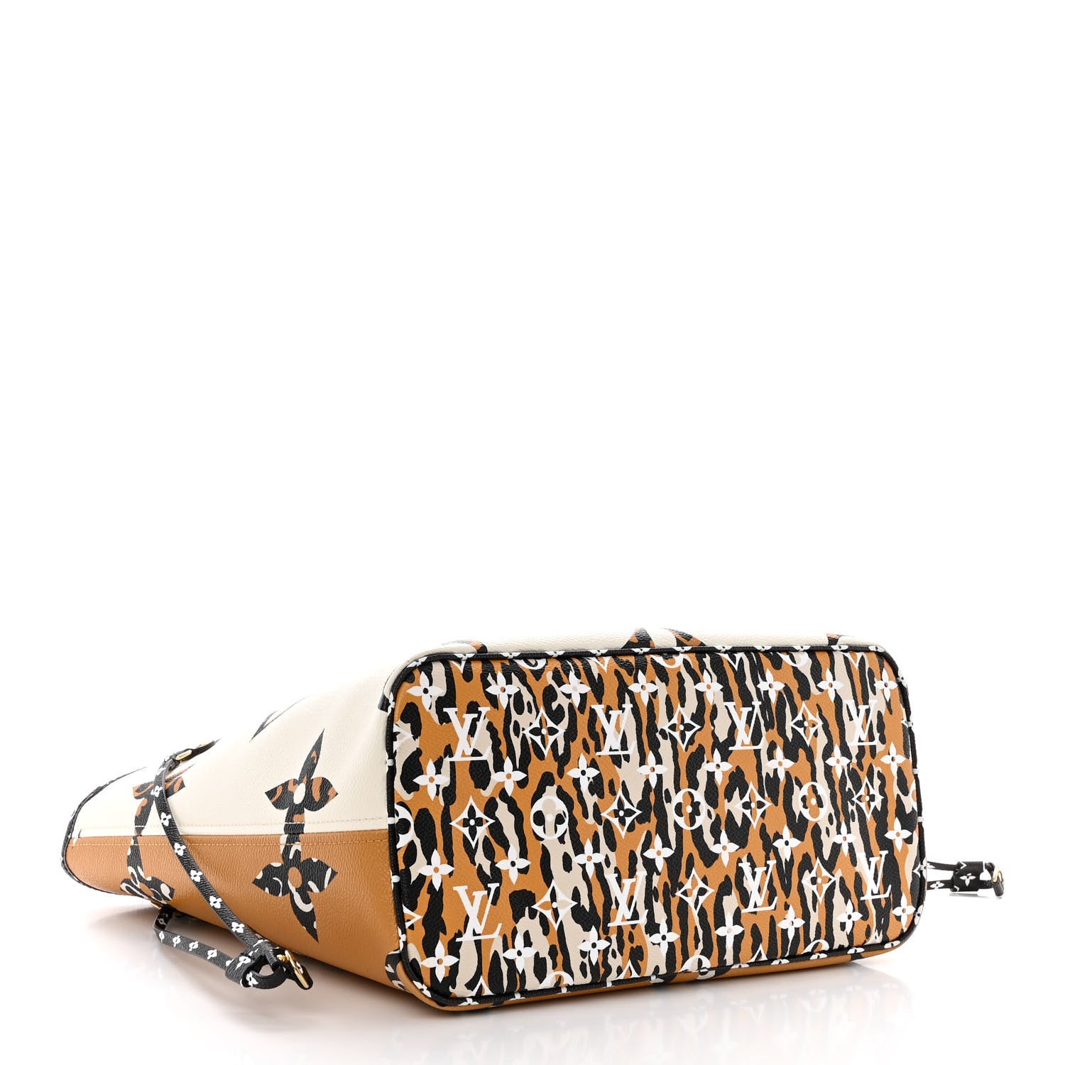 Louis Vuitton Monogram Giant Jungle Neverfull MM Ivory 5 of 12