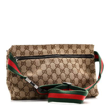 Gucci Monogram Web Belt Bag Dark Brown 3 of 10