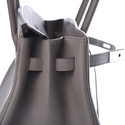 Hermes Togo Birkin 35 Etain 13 of 37