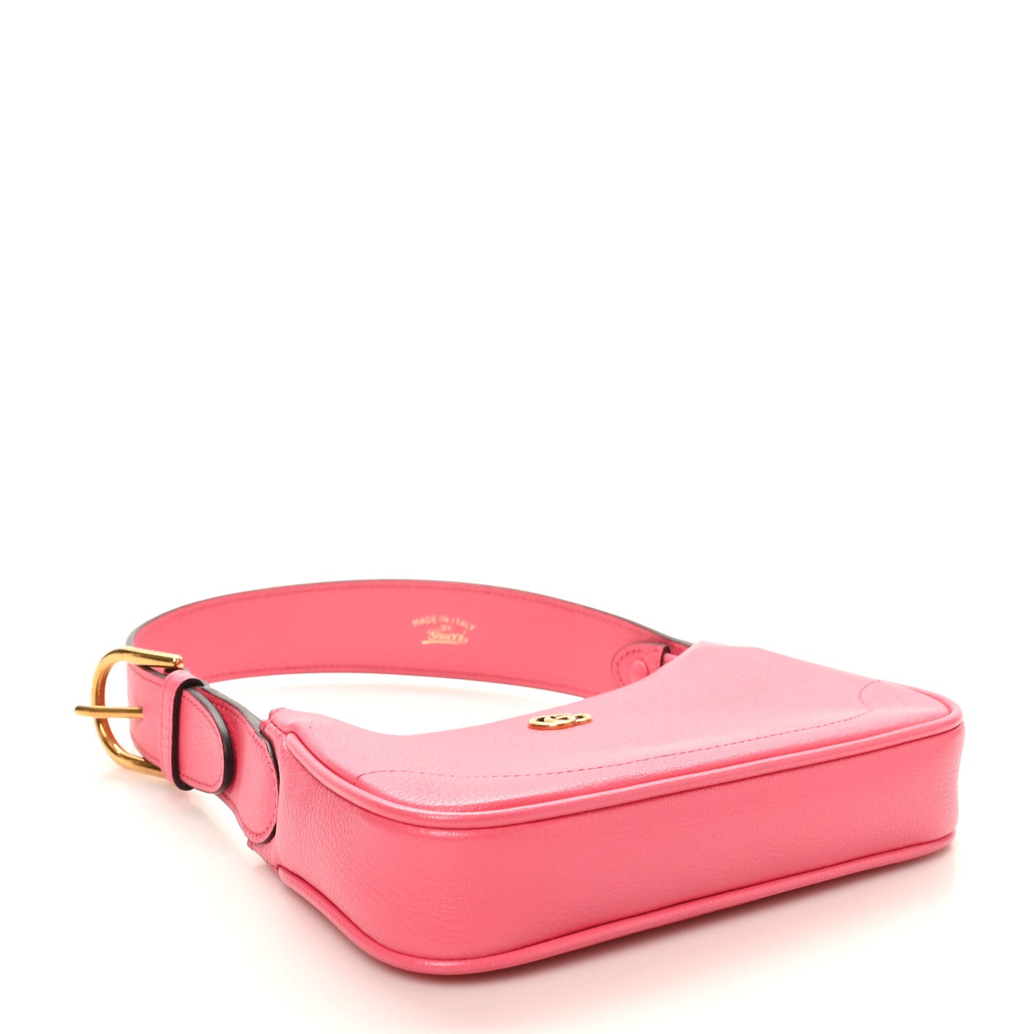 Gucci Goatskin Mini Aphrodite Shoulder Bag Rhodamine Pink 4 of 11
