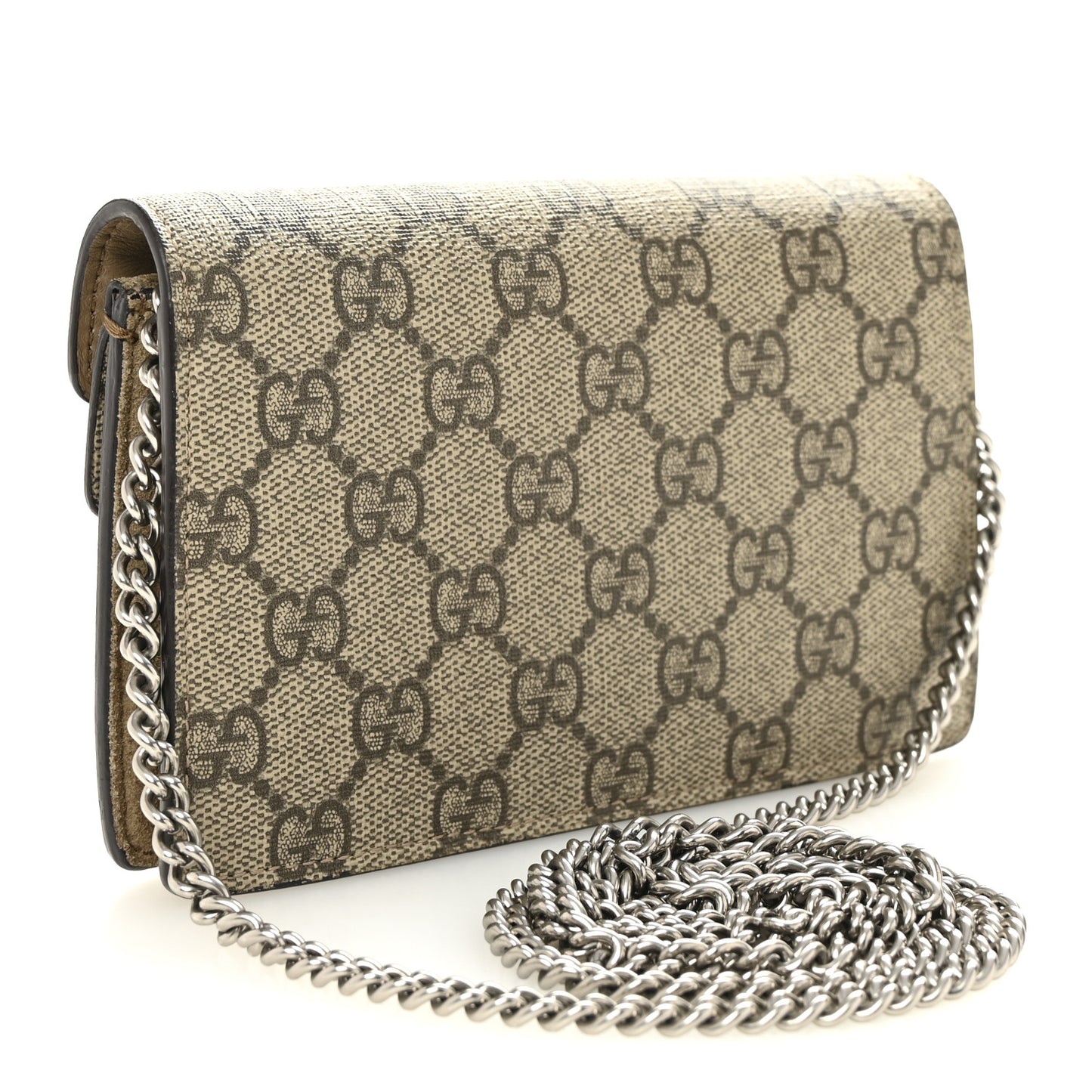 GG Supreme Monogram Super Mini Dionysus Shoulder Bag Taupe