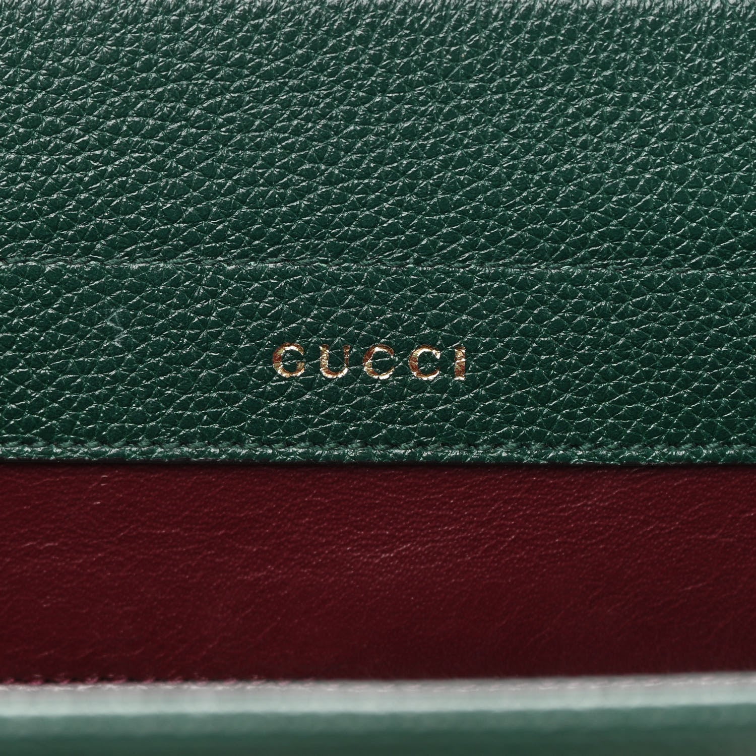 Gucci Grainy Calfskin Small Zumi Top Handle Bag Vintage Green 6 of 22