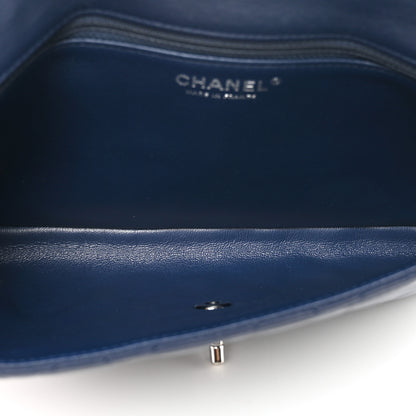 Chanel Lambskin Quilted Clutch Flap Blue 5 of 7