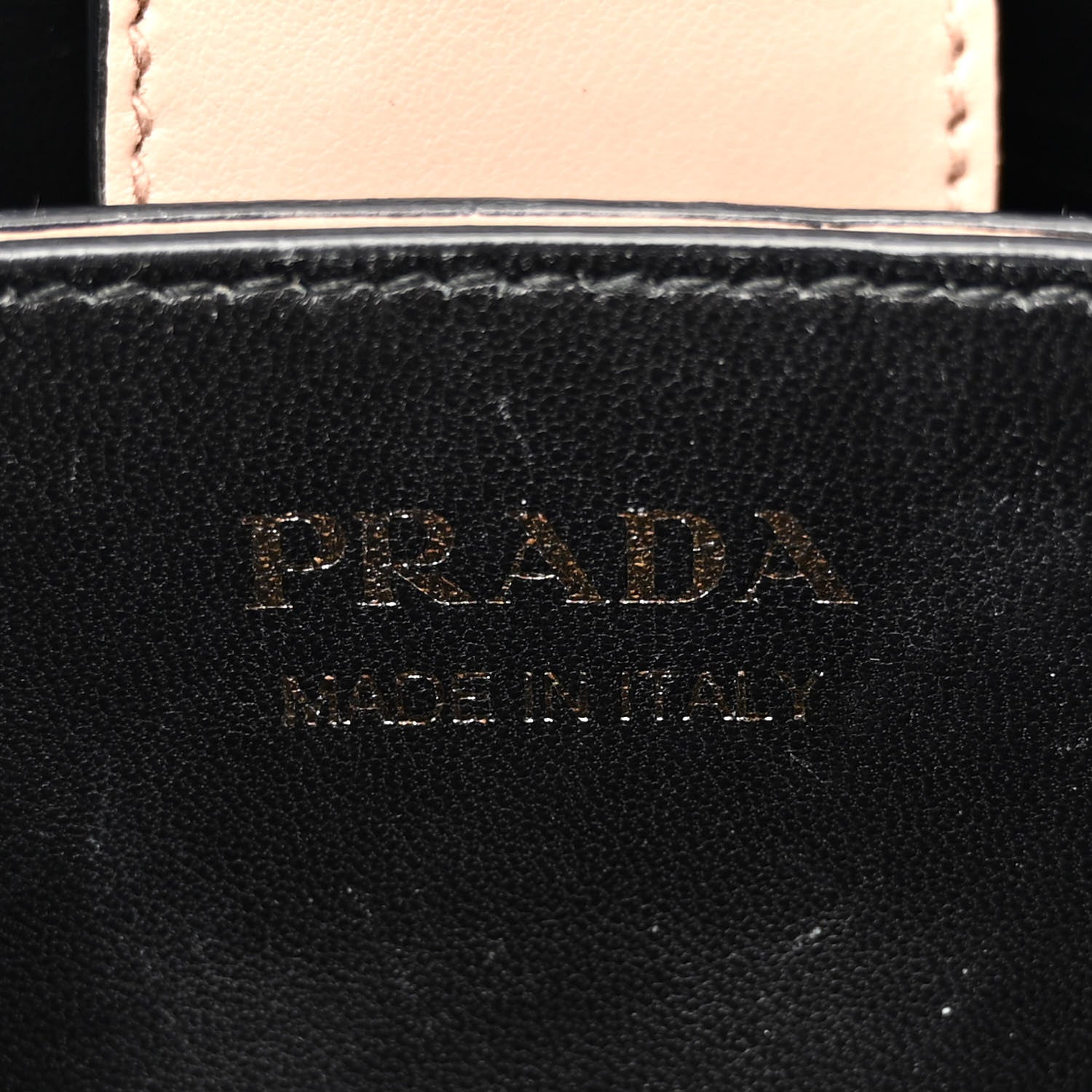 Prada Saffiano Cuir Panier Bucket Bag Cipria Black 7 of 18
