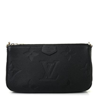 Louis Vuitton Empreinte Monogram Giant Multi Pochette Accessories Large Pochette Black 1 of 7
