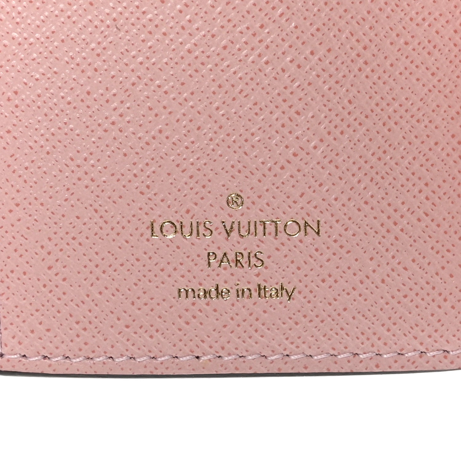 Louis Vuitton Damier Ebene Victorine Wallet Rose Ballerine 7 of 9