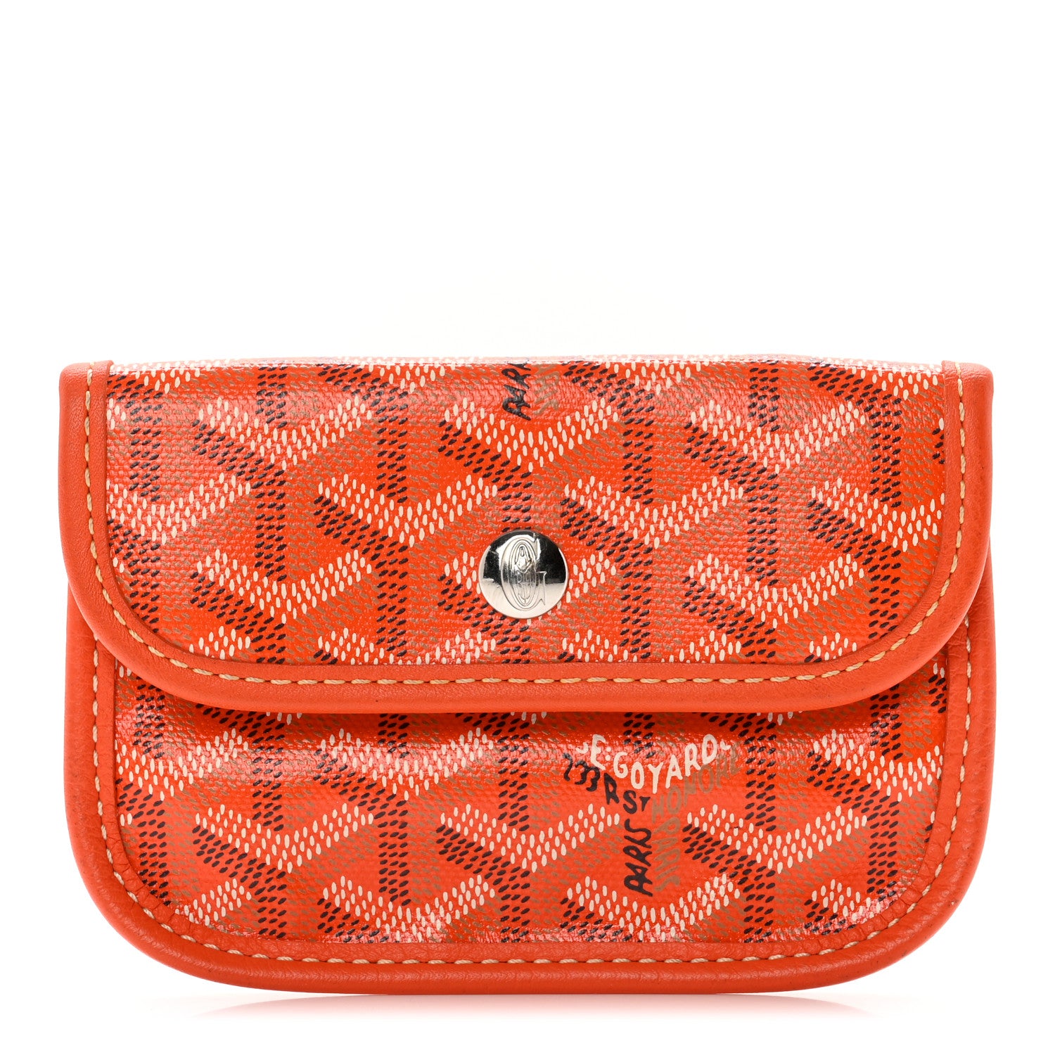 Goyard Goyardine Mini Anjou Pouch Orange 1 of 6