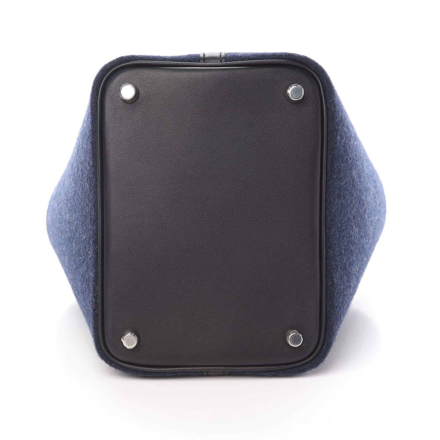 Hermes Feutre Swift Picotin Lock 18 PM Bleu Nuit Black 12 of 13