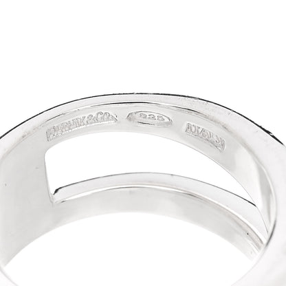 Tiffany Sterling Silver Zig Zag Ring 53 6.5 4 of 4