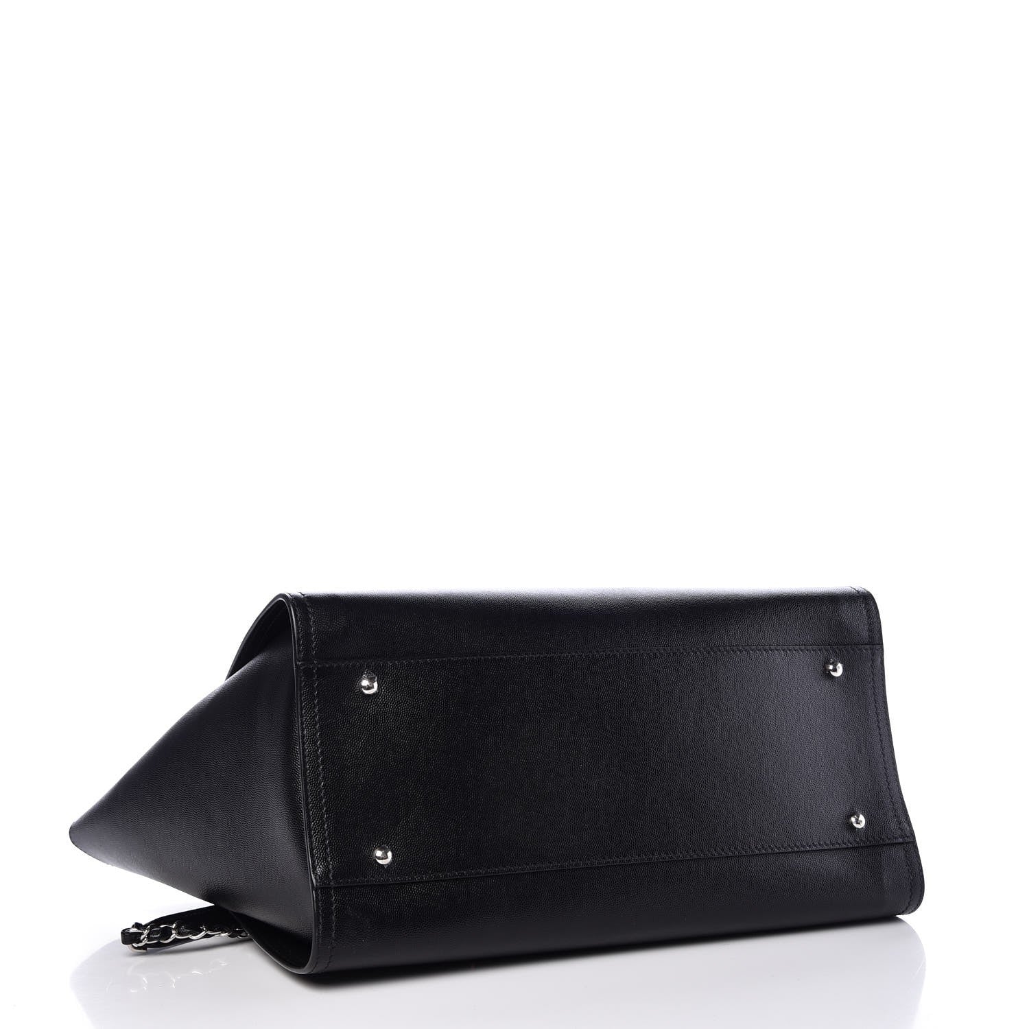 Chanel Caviar Large Studded Deauville Tote Black 5 of 9