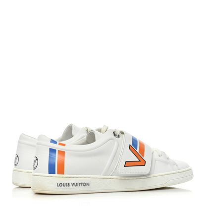 Louis Vuitton Calfskin Womens Frontrow Sneakers 37.5 White 5 of 12