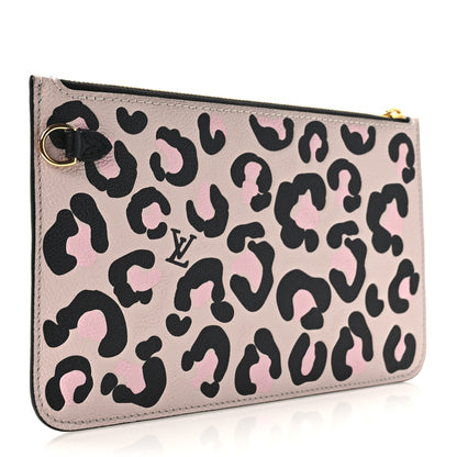 Louis Vuitton Empreinte Monogram Giant Wild At Heart Neverfull MM Pochette Creme 3 of 6