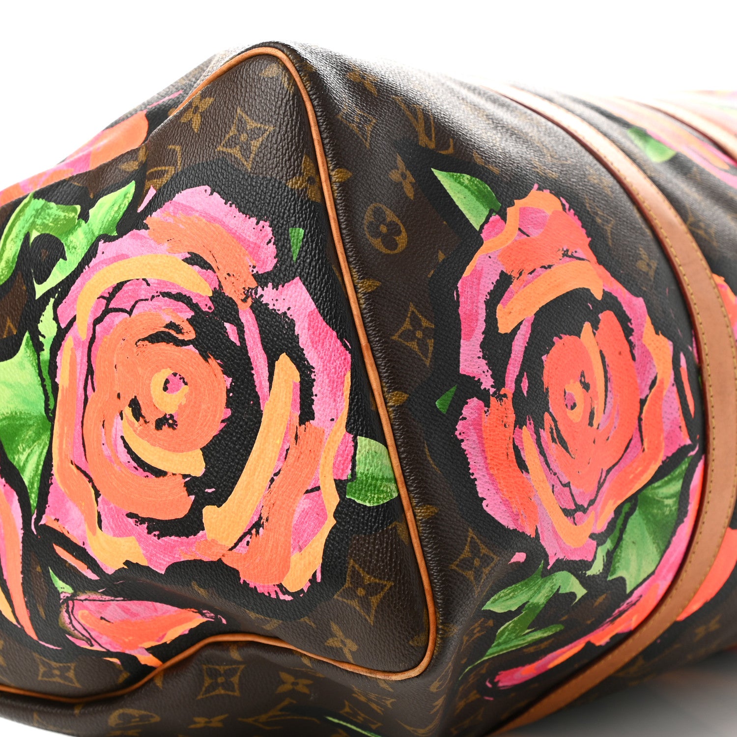 Louis Vuitton Monogram Roses Keepall 50 9 of 10