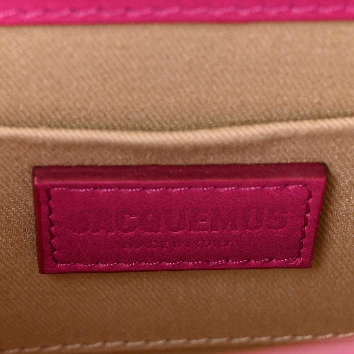 Jacquemus Smooth Calfskin Le Chiquito Moyen Dark Pink 6 of 10