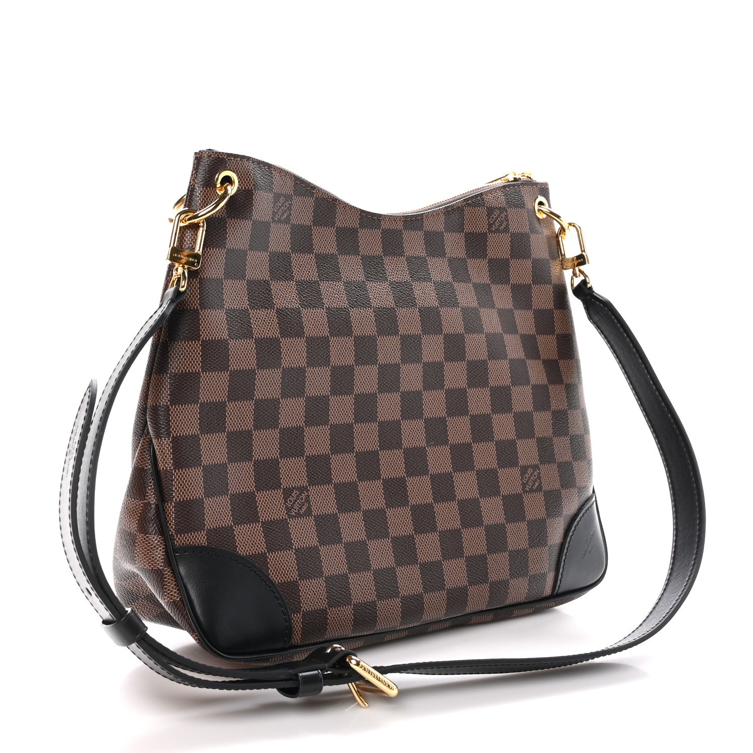 Louis Vuitton Damier Ebene Odeon MM Black 3 of 10