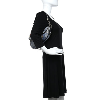 Christian Dior Denim Miss Diorella Saddle Bag 2 of 9