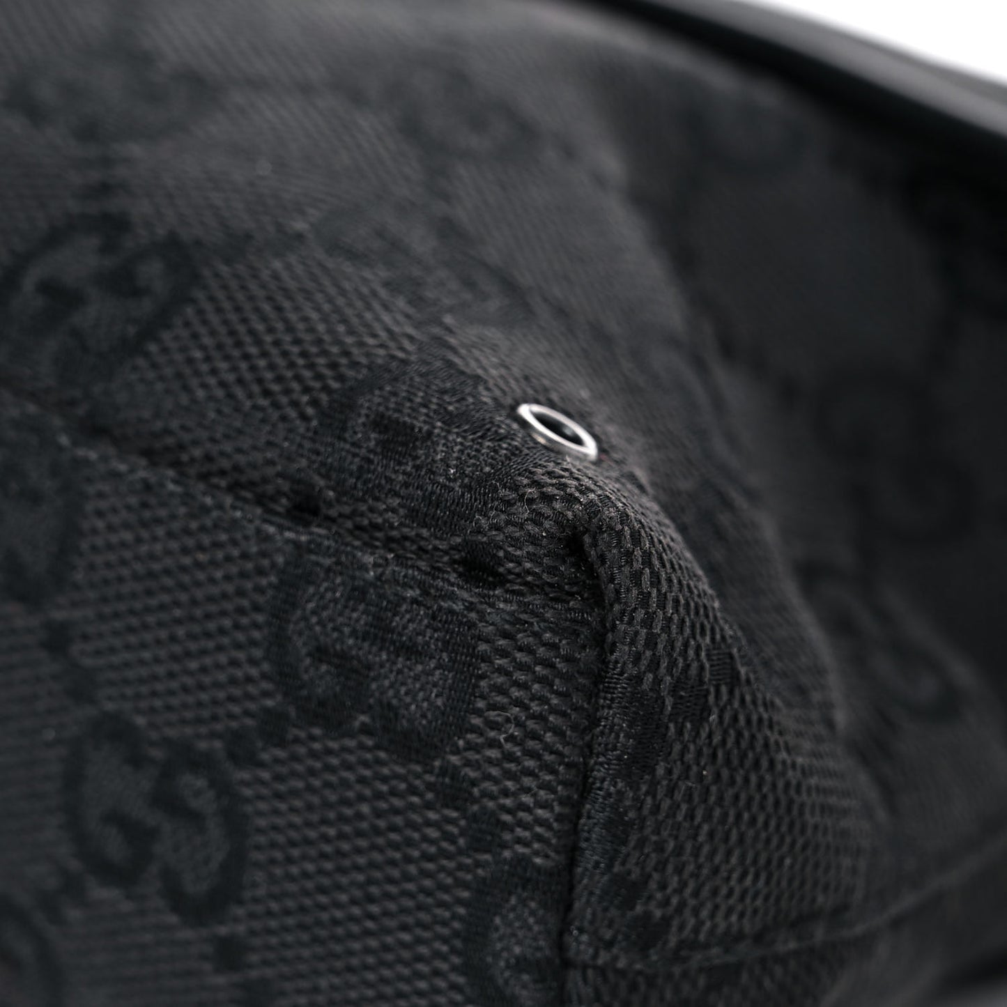GG Monogram Web Flight Belt Bag Black
