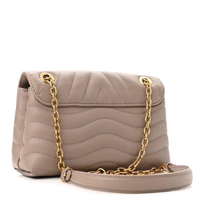 Louis Vuitton Calfskin LV New Wave Chain Bag Taupe 3 of 10
