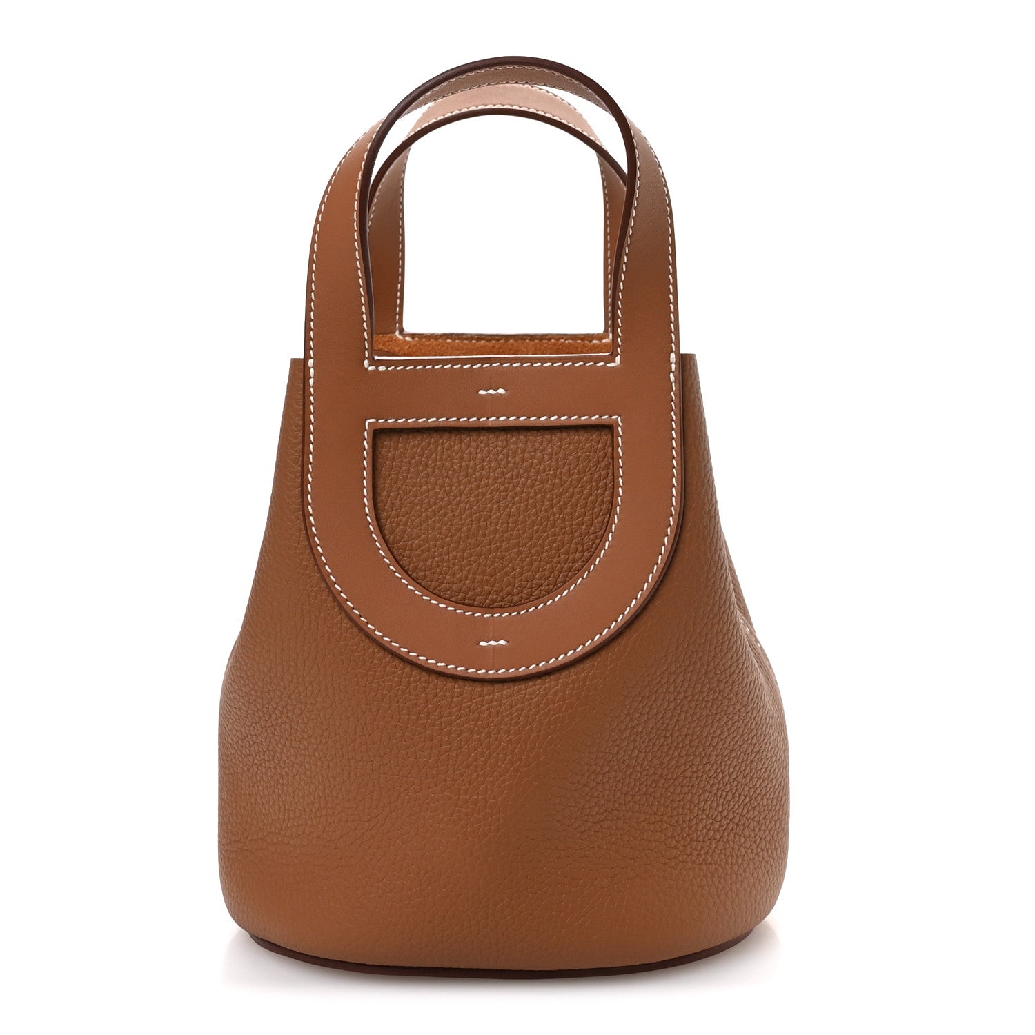 Hermes Taurillon Clemence Swift In-The-Loop 18 Bag Gold 1 of 11
