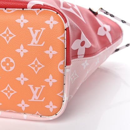 Louis Vuitton Monogram Giant Neverfull MM Rouge 10 of 10