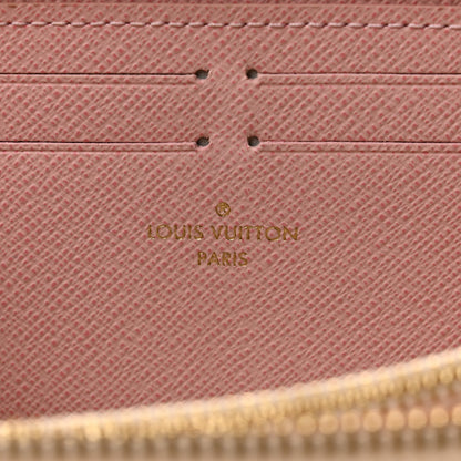 Louis Vuitton Damier Azur Clemence Wallet Rose Ballerine 6 of 6